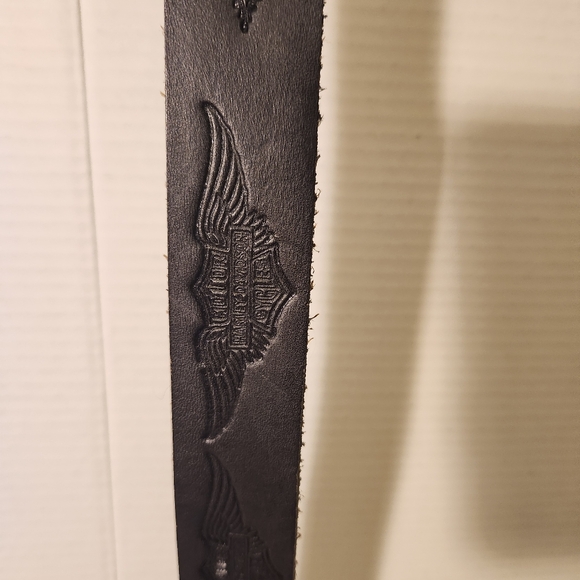 Harley Davidson (JB) Leather Belt & Buckle - Picture 10 of 13